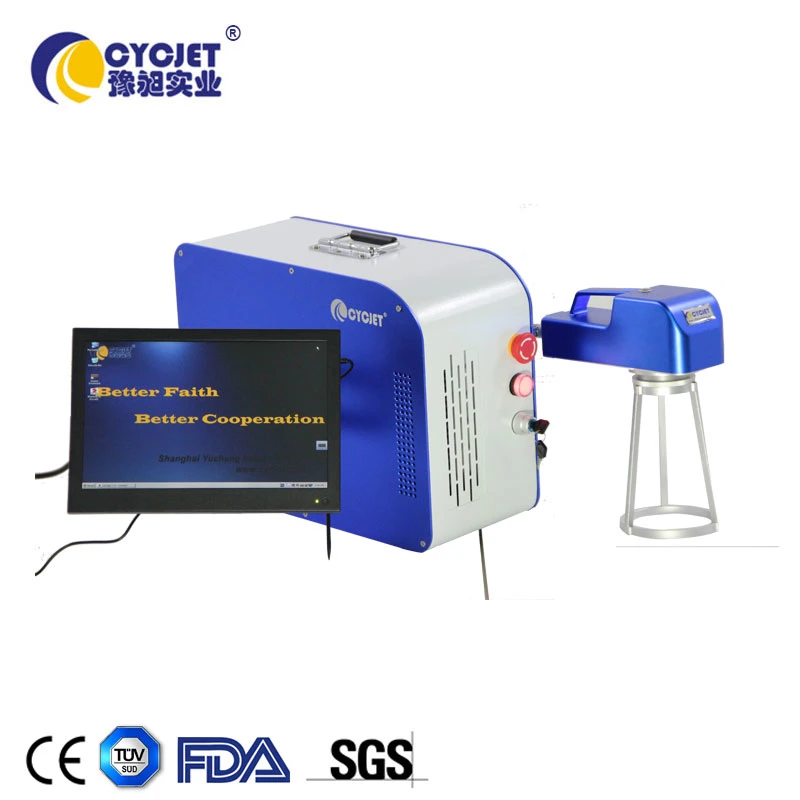 Cycjet D100 Industrial Automatic spray Bar Code Printer Handheld Laser Marking Machine