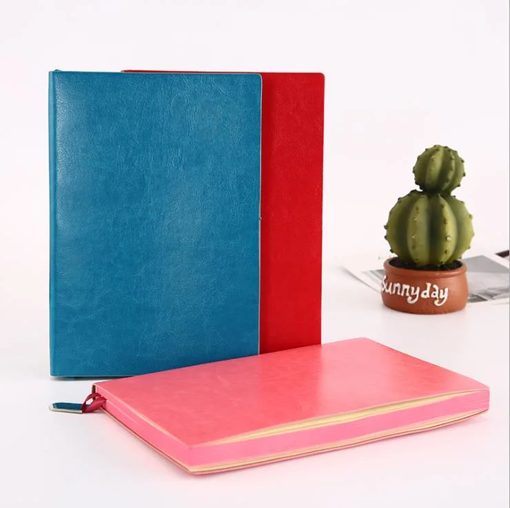 Promotion Cheap Custom PU Leather Notebook, High Quality PU Leather Diary, Custom Leather Note Book