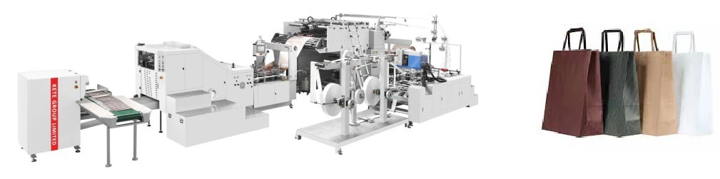 Full Automatic shopping Bag Machine Paper for Making Shopping Bag