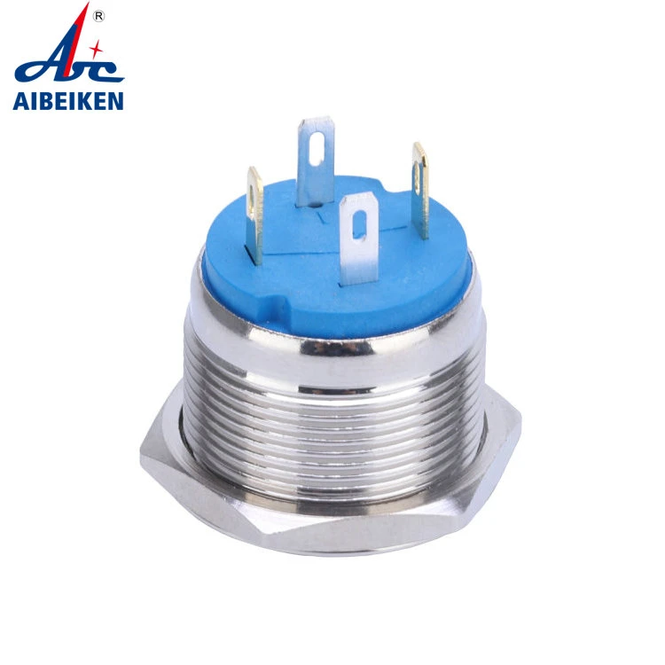 22mm Industrial Momentary 24V Ring LED Illuminated Switch Push Button