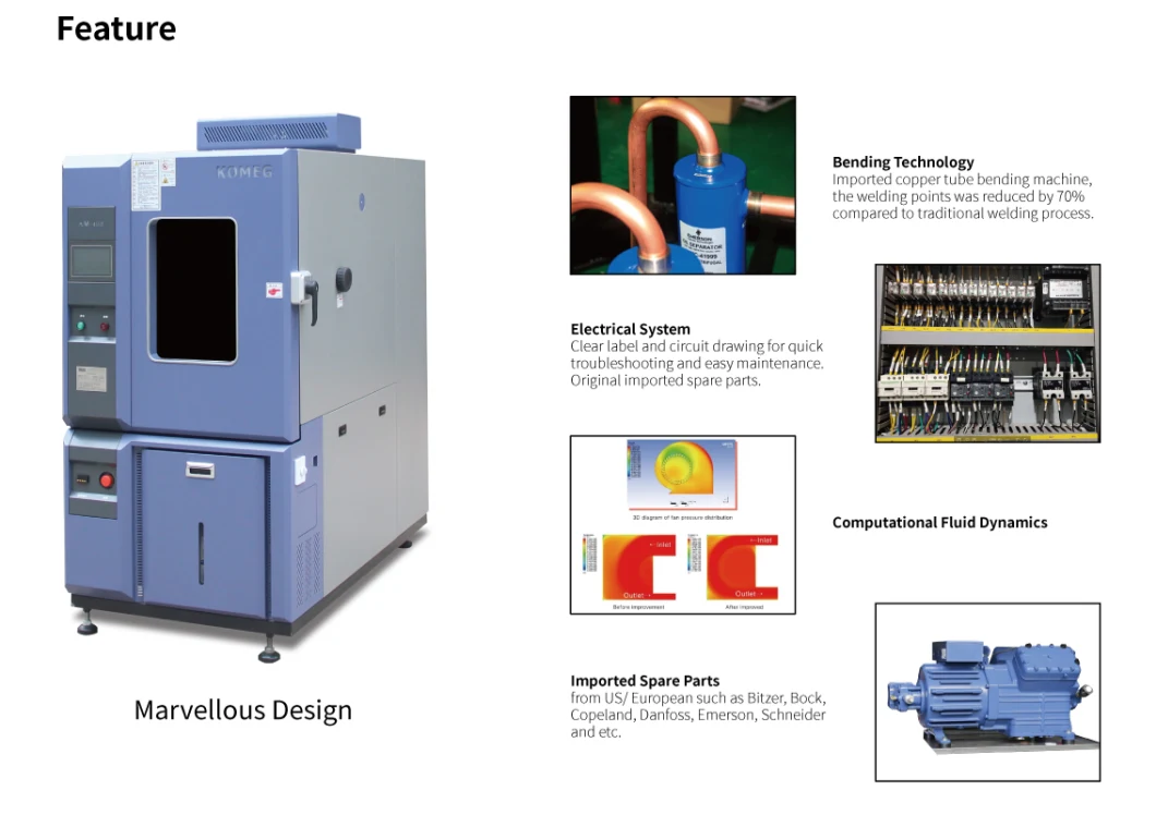 Rapid Humidity Temperature Chamber Simulating Temperature and Humidity