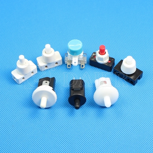 1A 30VDC on-off 2pin Latching Flashlight Push Button Switches