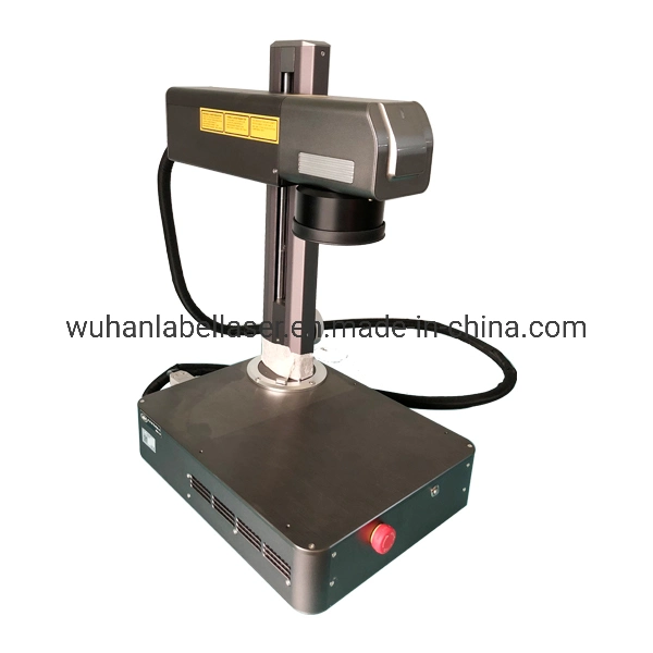 High Speed 8000mm/S Portable 20W 30W Mini Laser Marking Machine Marker Metal Plate for Sale