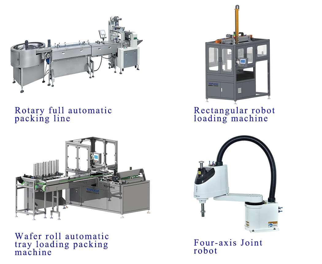Cake Automaic Feeding & Loading Tray Packaging Automatic Packing Line