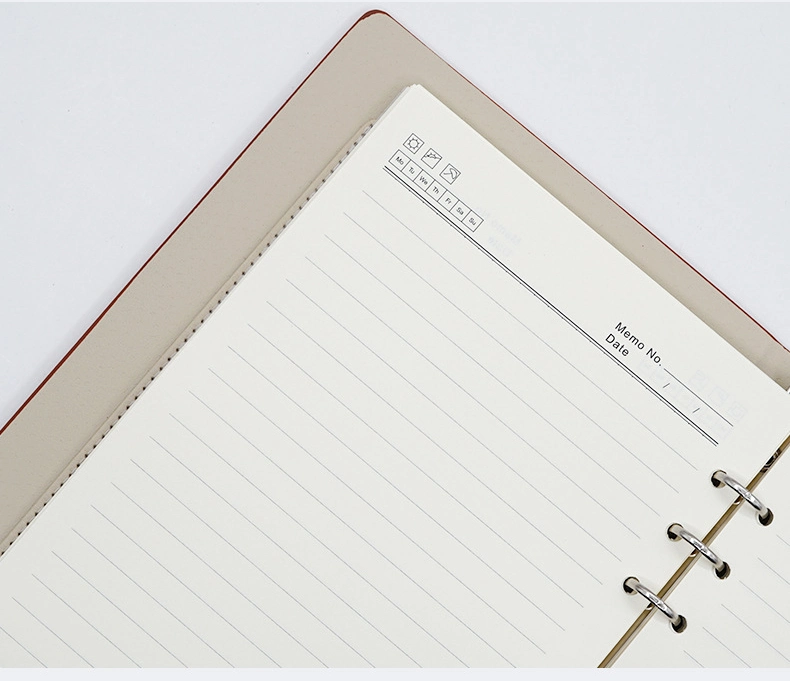 High Quality Promotion Gift Stationery Memo Pad Moleskine Time Dairy Business Ring Binder Magnet Closure Notebook