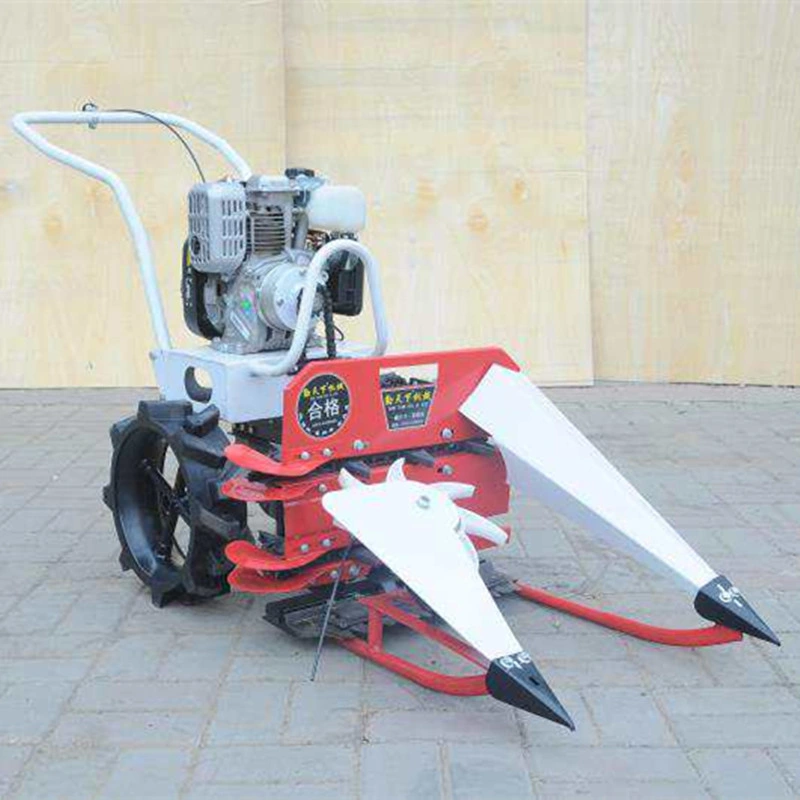 Multifunction Automatic Walking Tractor Reaper Mini Rice Wheat Harvester New Small Combine Harvester Price