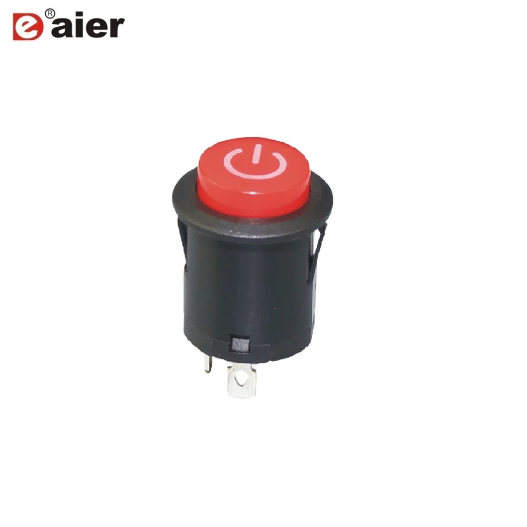 22mm 10A Illuminated 3 Pin Push Button Switch with LED