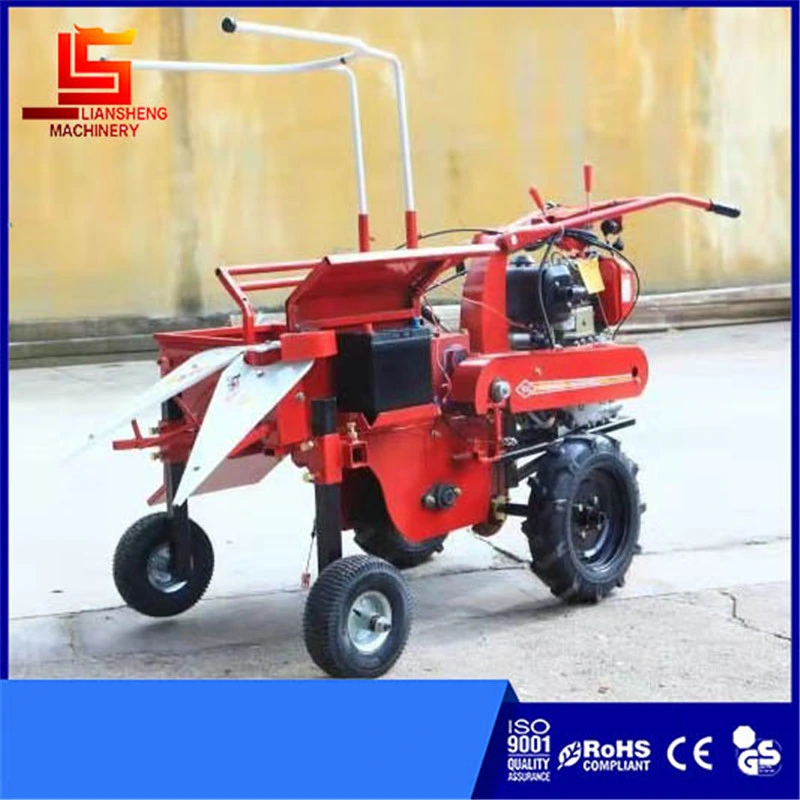 Small Corn Harvester Gasoline Diesel Engine Self-Propelled Corn Picking Machine Combine Harvester