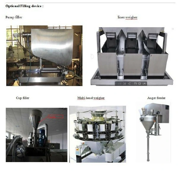 Stand up Pouch Filling and Sealing Packing Machine for Nuts/Date/Candy