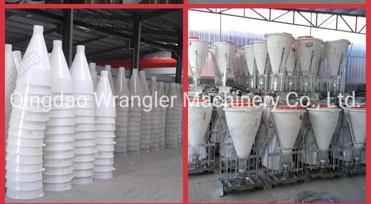 Pig Farming Equipment Plastic Pig Feeder Wet and Dry Feeder Trough