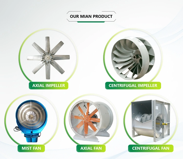 High Effiency for Industrial Fan Applications Industrial Fan Blades