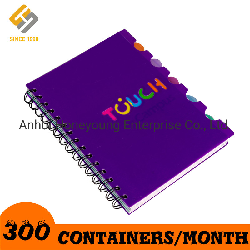 Double Metal Wire Mini Custom Promotional Spiral Notebook