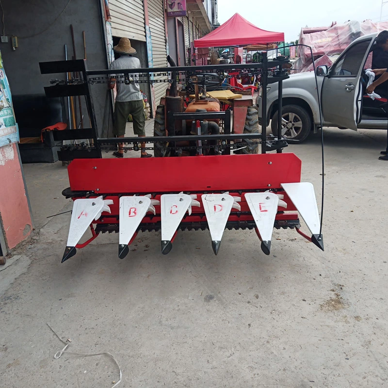 Multifunction Automatic Walking Tractor Reaper Mini Rice Wheat Harvester New Small Combine Harvester Price