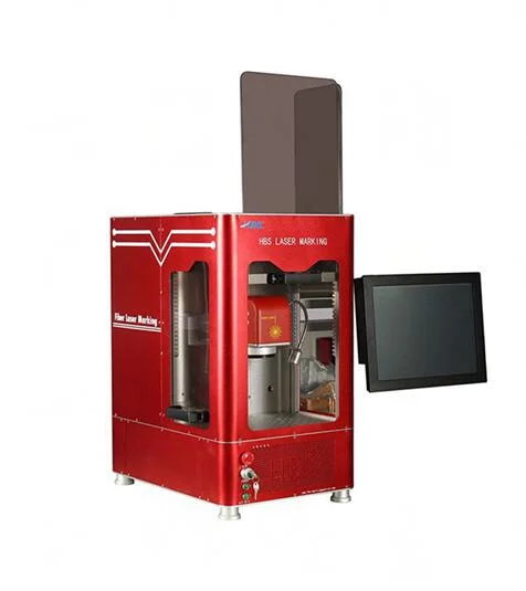 Fully Enclosed Type 20W Fiber Laser Marking Machine for Metal and No Metal Marking