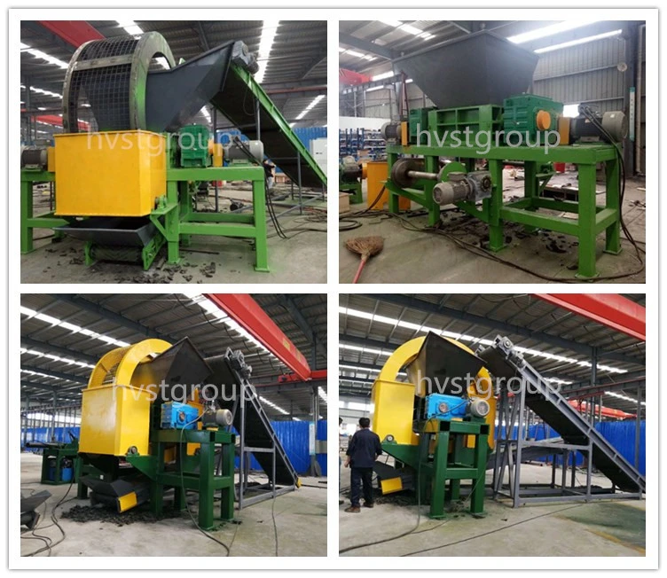 Used Rubber Tire Ring Cutter Machine Rubber Crusher Tyre Processing Line Machine