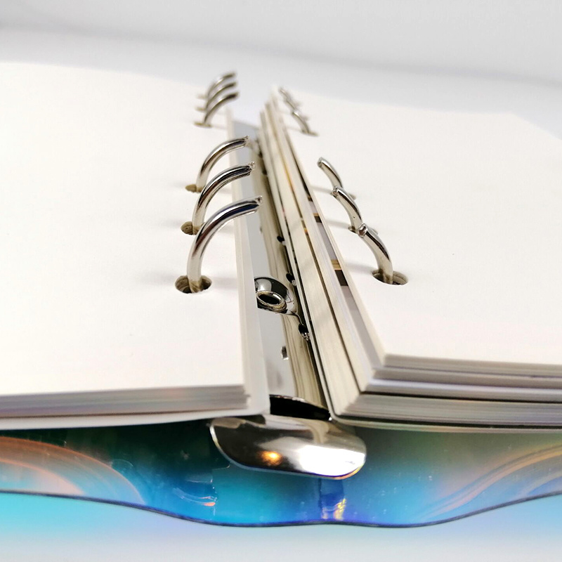 Custom Loose Leaf Laser Notebook 6 Ring Binder Planner