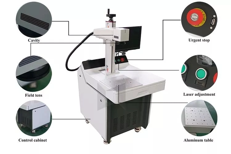 Factory Supply Color Fiber Laser Marking Machine for Metal