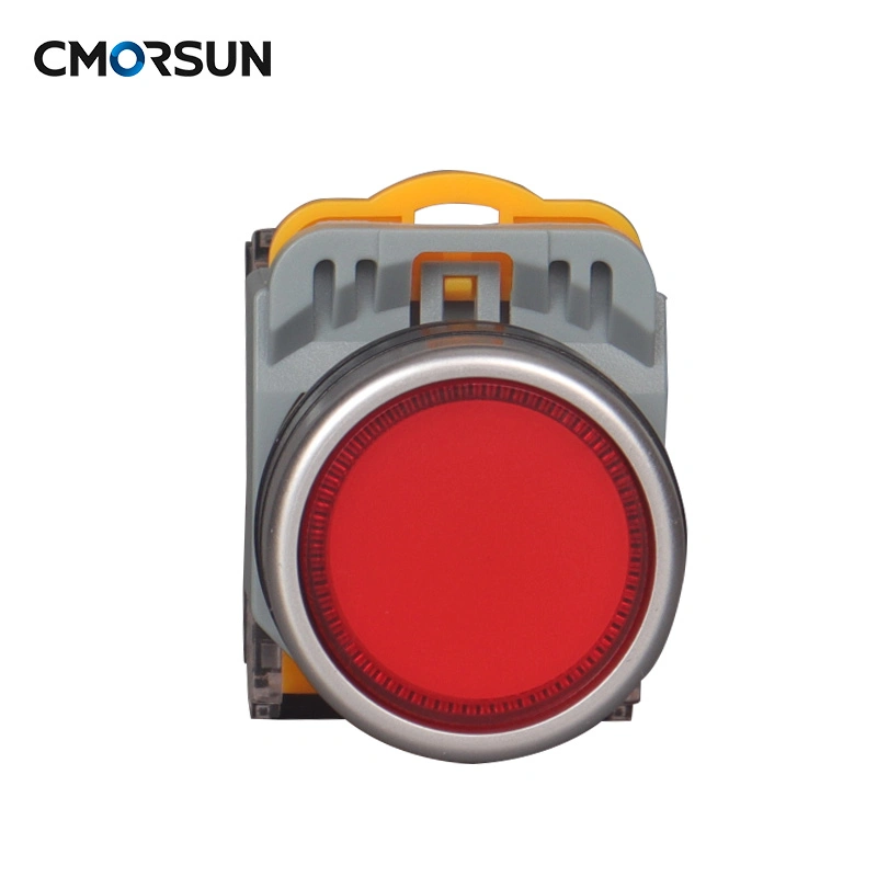 Cmorsun La38 22mm Latching Self-Locking Latching Push Button Switch 1no 1nc Momentary Push Button Switches