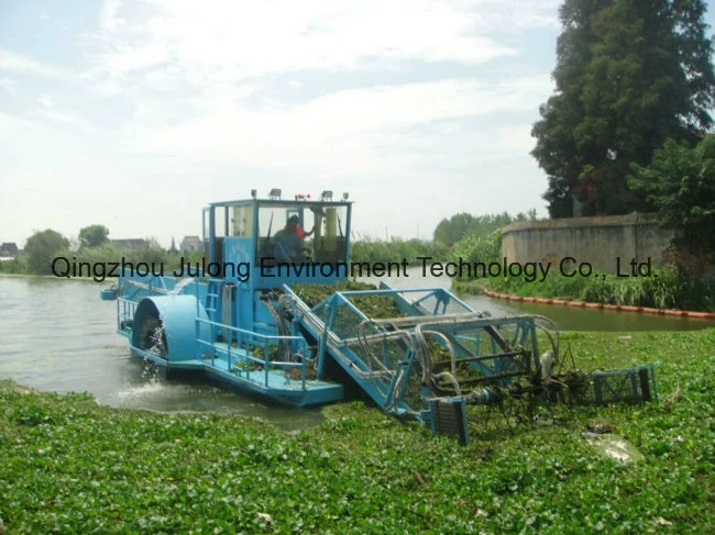 Water Weed Small Harvester Boat/Aquatic Trash Skimmer/Water Hyacinth Removal Machine