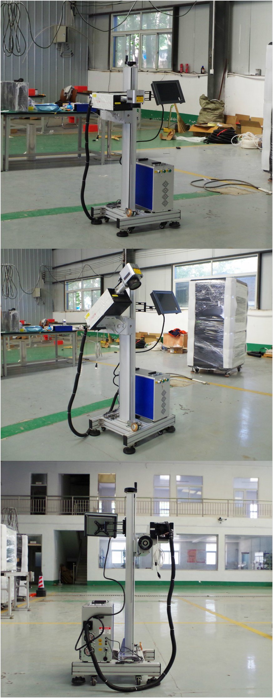 Industrial Factory Price Flying Production Line 5W 3W UV Laser Marking Machine for Food Package