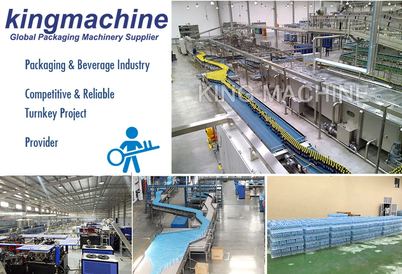 Full Automatic Aluminum Foil Drinking Water Pet Bttle Washing Filling Sealing Capping Machine Production Line