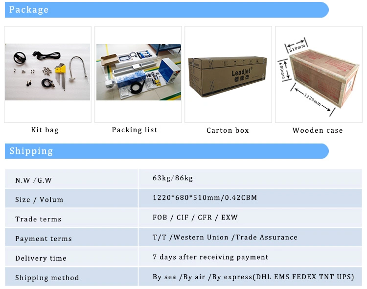Medical Package Expiry Date Marker and Lower Price 30W C02 Laser Marker Machine
