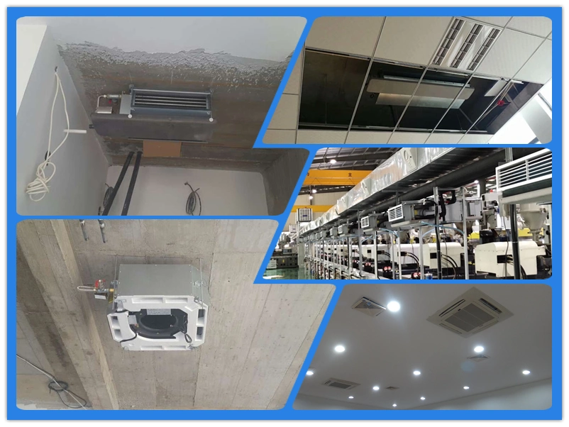 High Esp Ceiling Concealed Type Fan Coils for Chiller