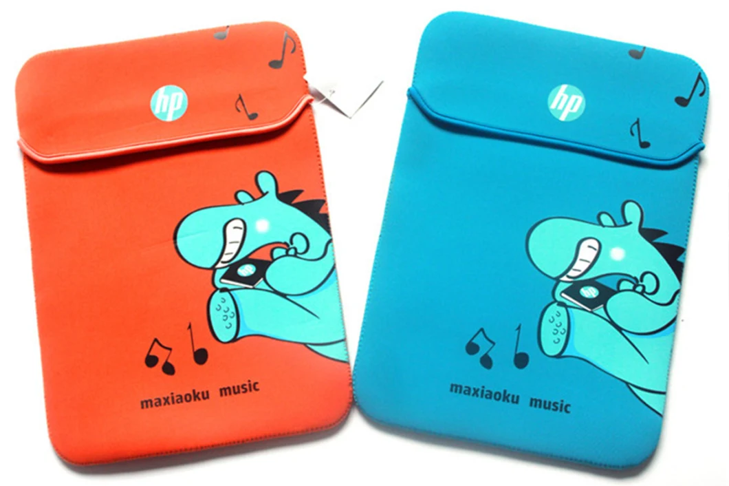Custom Print Sublimation Neoprene Laptop Sleeve Waterproof Notebook Bag Case