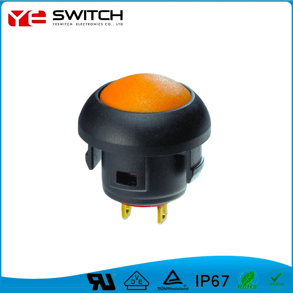IP67 Waterproof Power Switch Momentary Push Button Switch