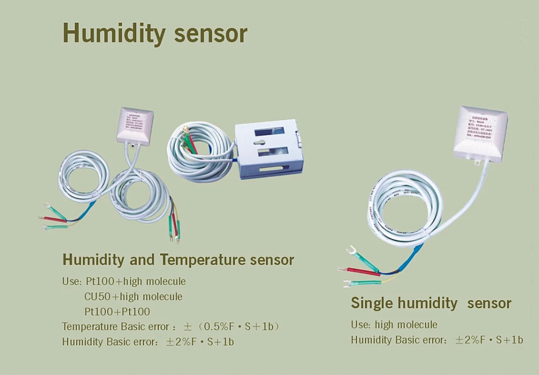 Single Humidity Sensor Use with Xmt*-607 Series Humidity Controller