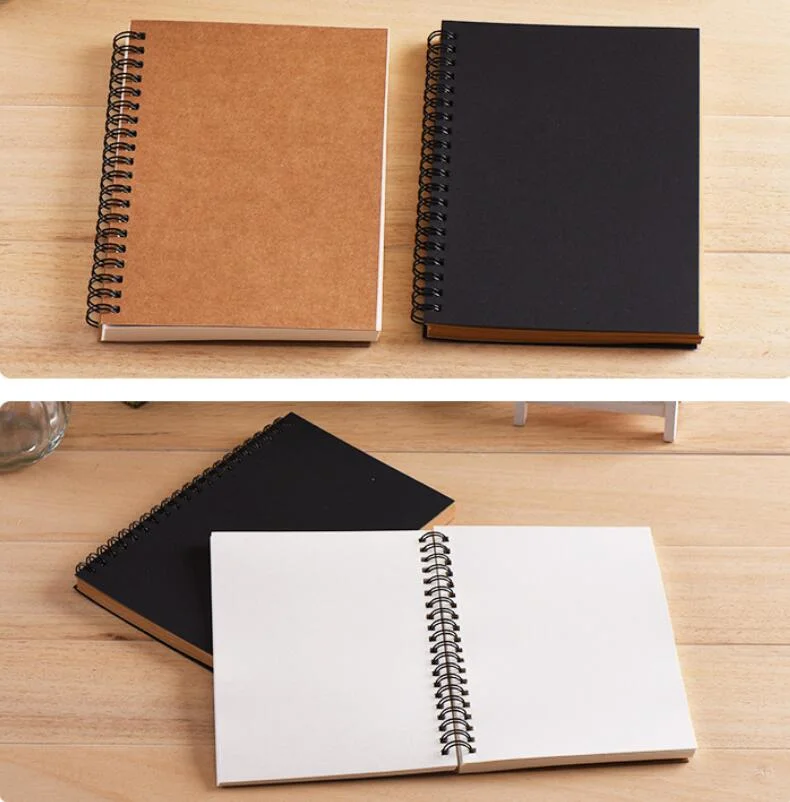 2020 Sketchbook Diary Journal Student Agenda Book Memo Retro Coil Spiral Notebook