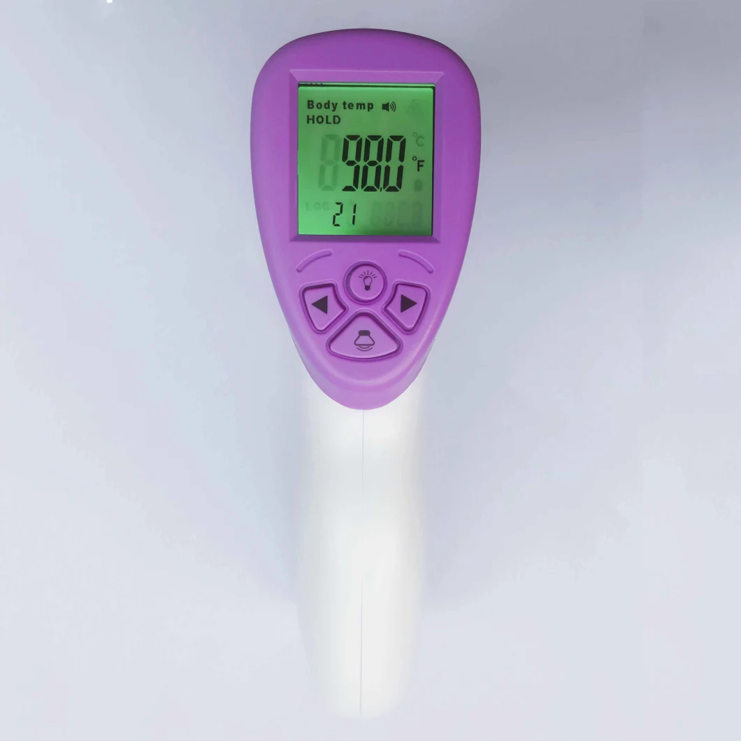 Non Contact Medical Infrared Forehead Sensor RoHS Thermometers Temperature Controller Hygrometer with CE FCC