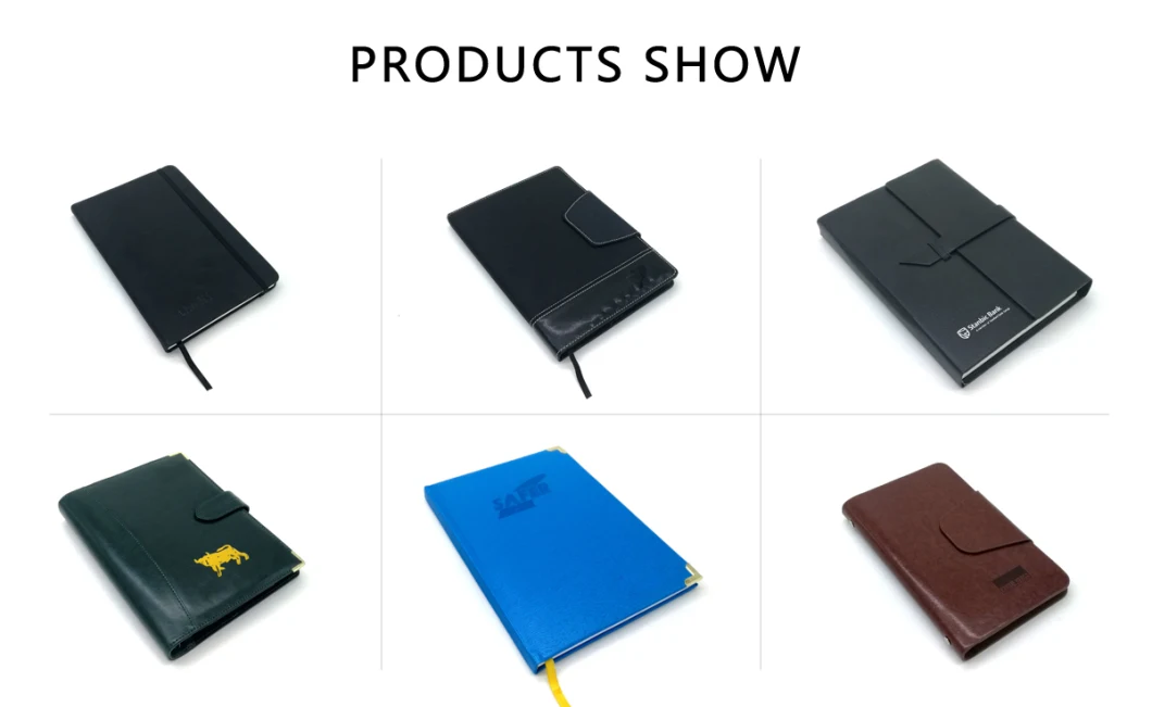 Leather Cover Paper Notebook with High Quality Paper Notebook