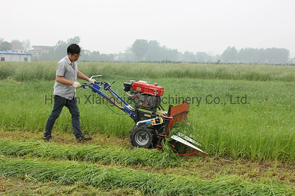 Handle Small Type Diesel Engine Wheat Rice Harvester Grain Harvester