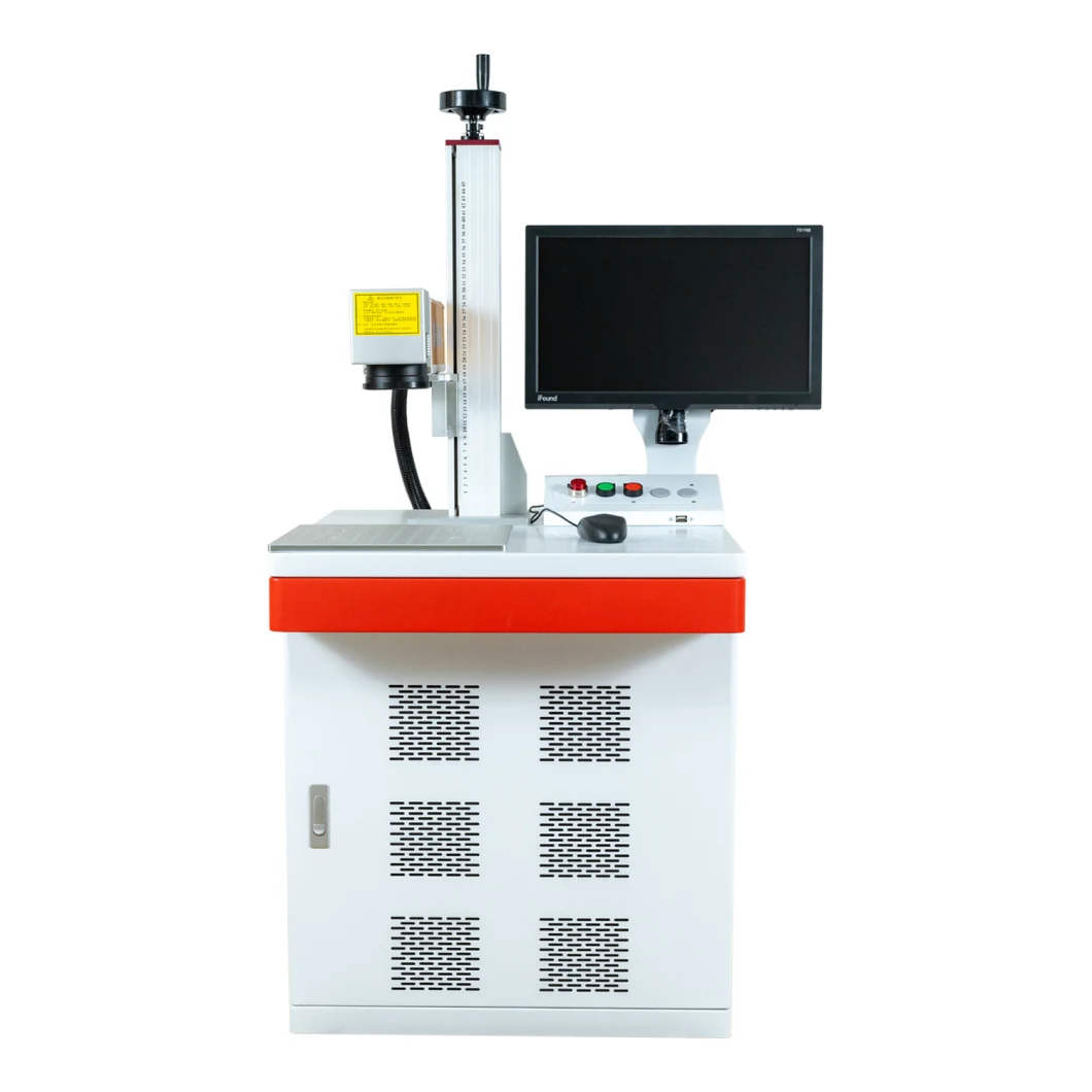 High Efficiency Optical Fiber Laser Marking Machine for Marking Non-Metallic Plastic Products