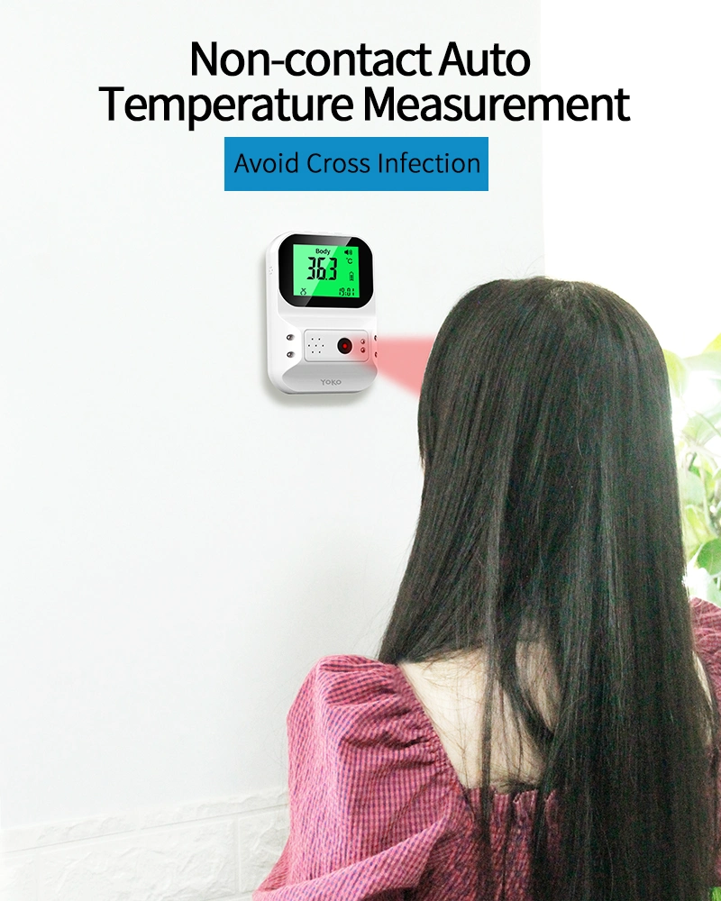 High Quality Infrared Temperature Detector Non-Contact Automatic Measure Temperature Detector