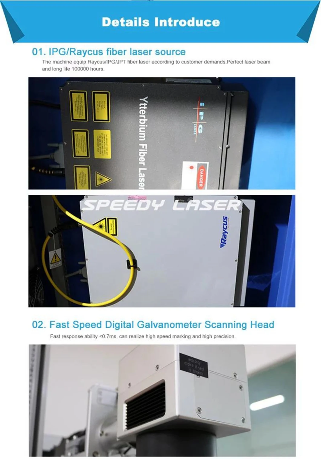 New Product Fine Marking 30W Jpt M6 Fiber Color Laser Marking Machine