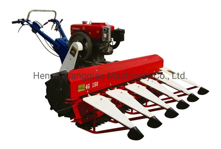 Small Hand-Held Self-Propelled Rice Wheat Sesame Soybean Mini Grain Harvester