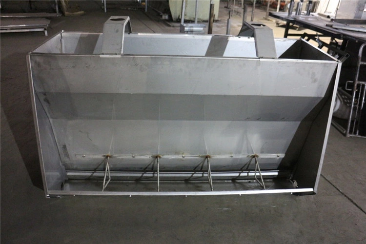 Double Automatic Stainless Steel Pig Finishing Used Feeder Trough
