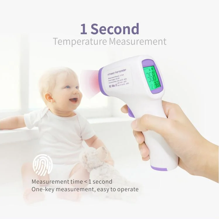 Infrared Electronic Thermometer for Human Body Forehead Temperature Gun Non - Contact Thermometer Precision Temperature Gun