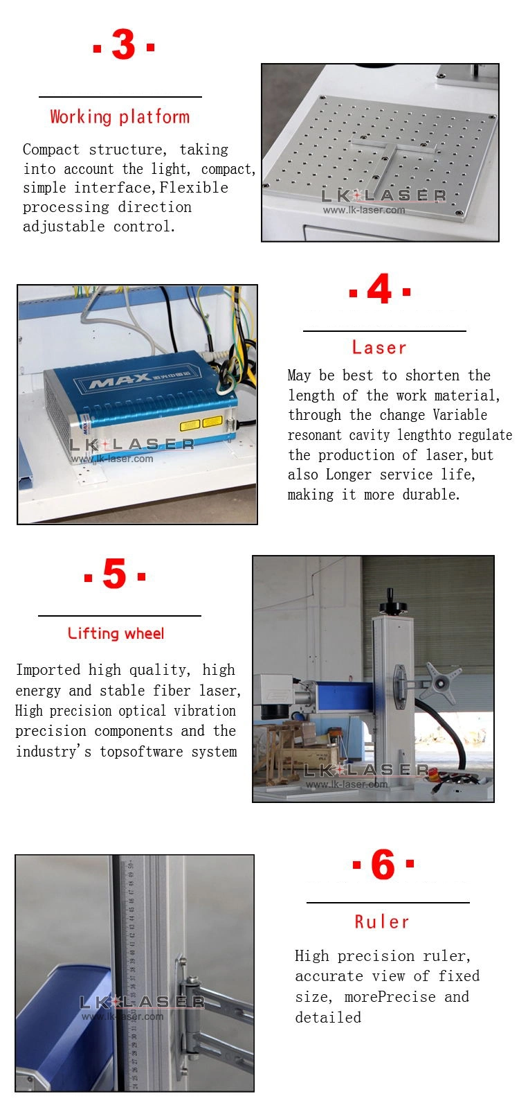 Fiber Laser Etching Machine Optical Fiber Laser Engraver Industrial Laser Marking/ Engraving Machine
