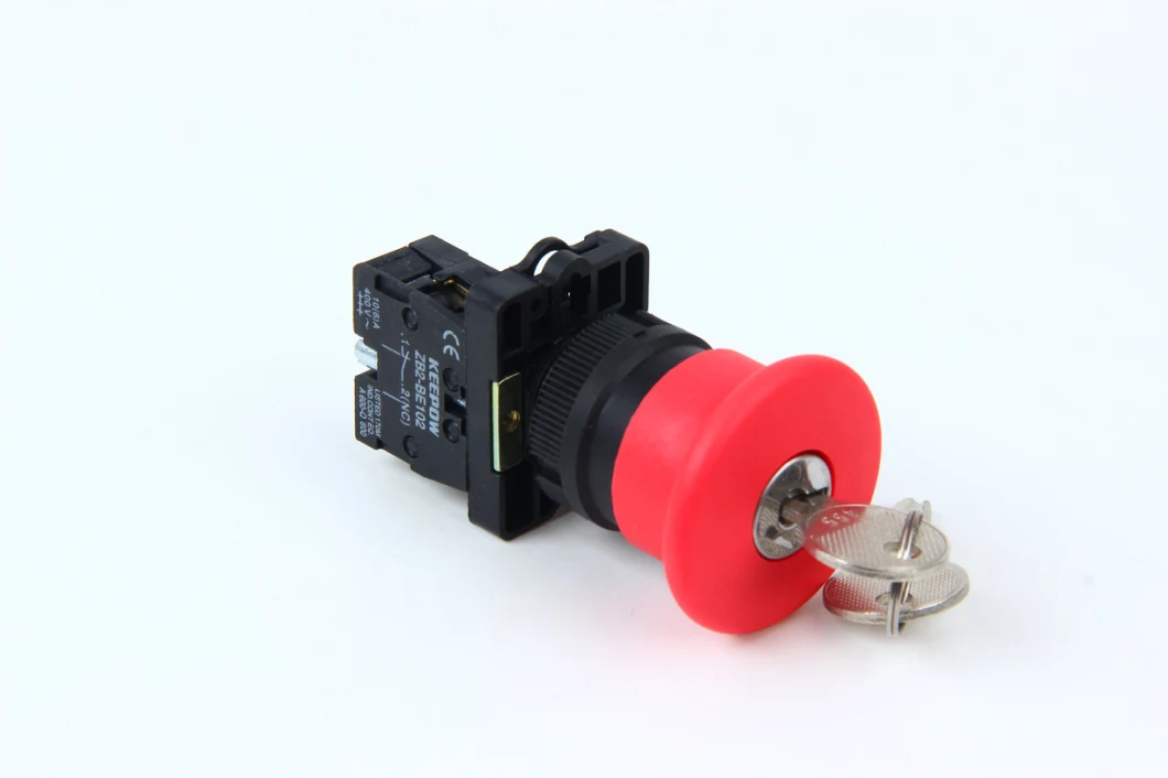 Latching Push Button Switch Red