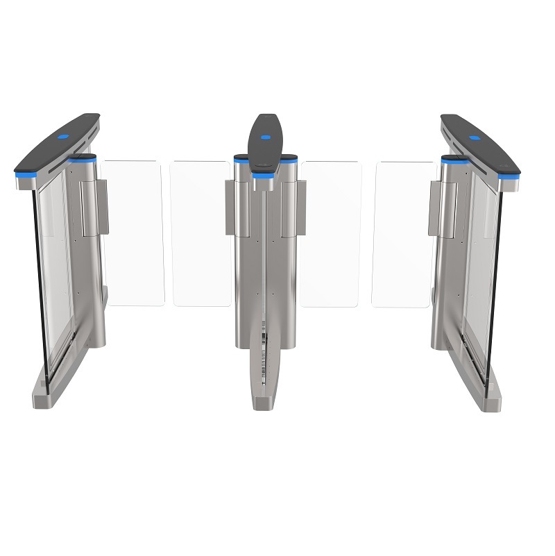 Full Automatic RFID Card Reader Speed Barrier Turnstile with Face Temperature Device