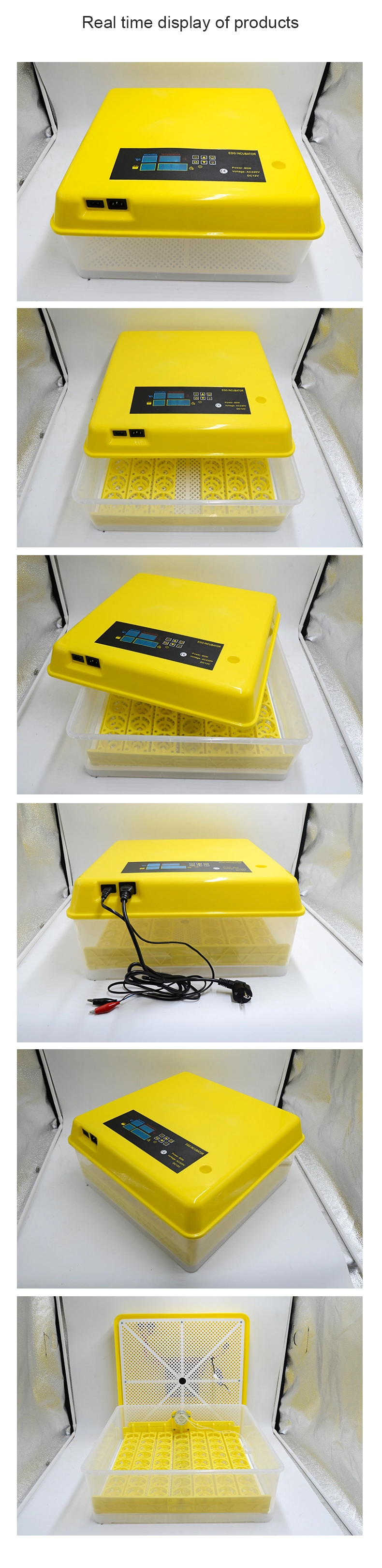 Mini Egg Incubator Ht-48 Fully Automatic 48 Chicken Egg Mini Poultry Incubator