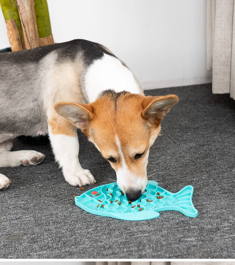 Pet Products Manufacturer / Silicone Folding Bowl Cat and Dog Feeding Bowl / Pet Basin / Dog Licking Plate Pad Pet Plate Dog Bowl