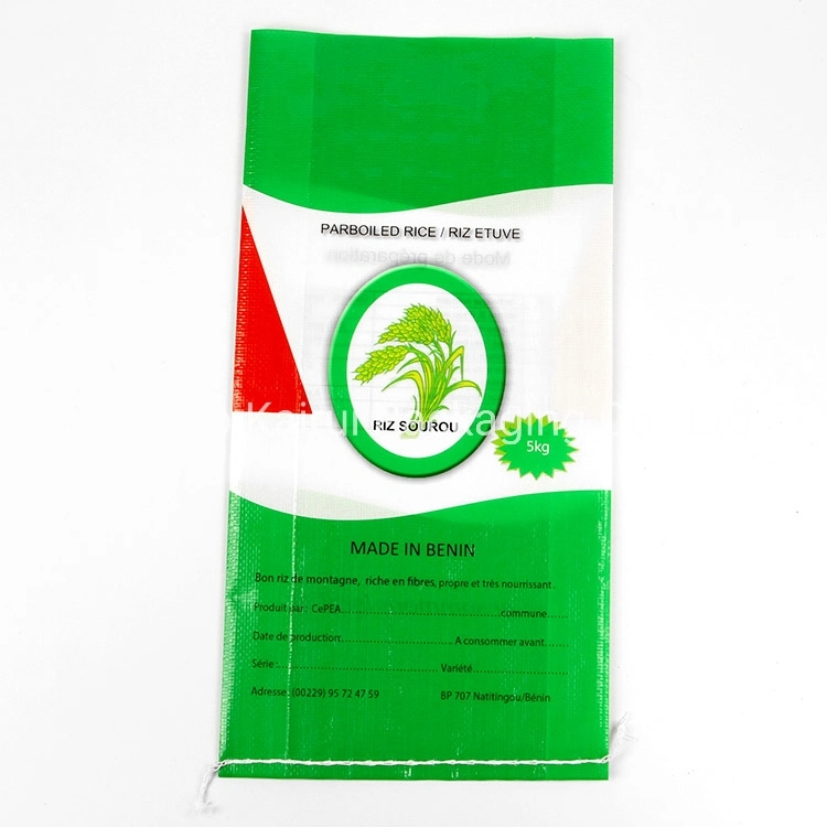 PP Woven Rice Bag in Different Sizes Polypropylene Rice Bag 5kg Laminated PP Woven Packing Bags