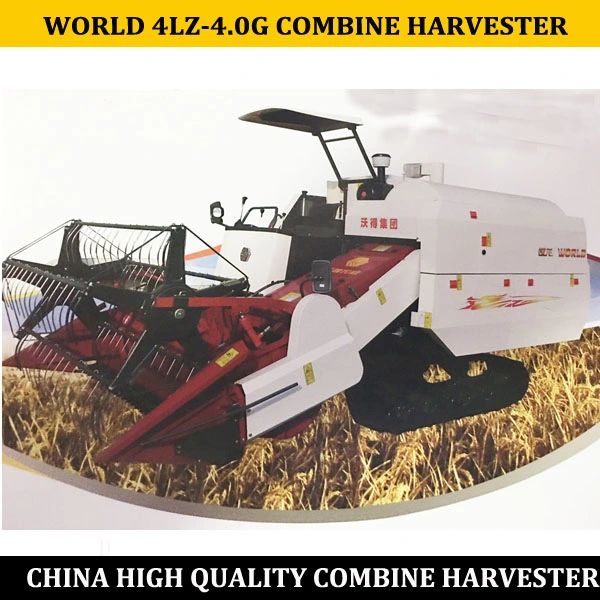 World 4lz-4.0g Combine Harvester, High Quality Combine Harvester 4lz-4.0g