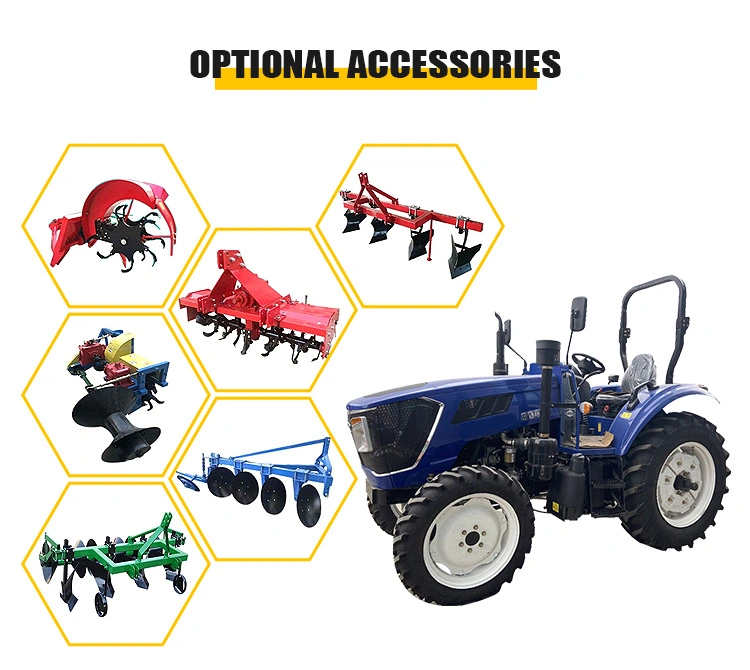 CE Certificate Super Quality 40HP Cheap Price Mini Small Farm Tractor Wheel Tractor Garden Tractor