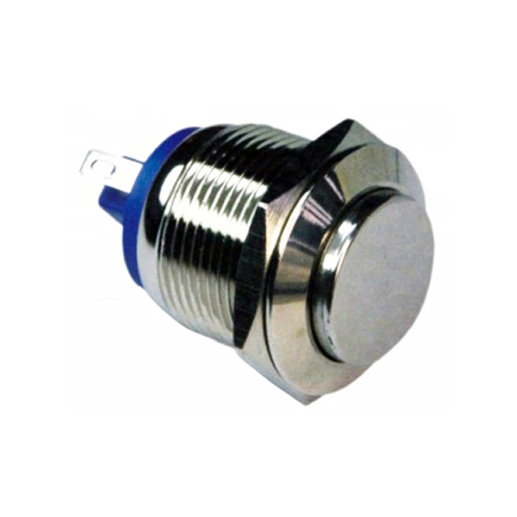 IP65 Waterproof 19mm 1no Momentary 2 Pin Push Button Switch