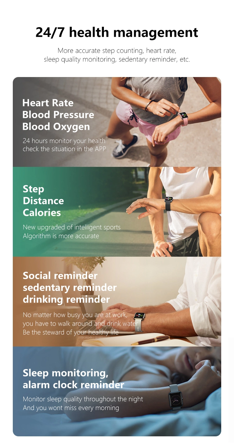 Smart Watch with Temperature Sensor Social Distance and Temperature Smart Bracelet Body Temperature Smart Watch
